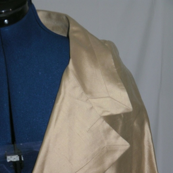 Alexander McQueen 100% Silk Blazer Size 10